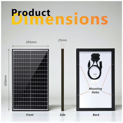 Exotronic - Fusion - 50W - Fixed Solar Panel