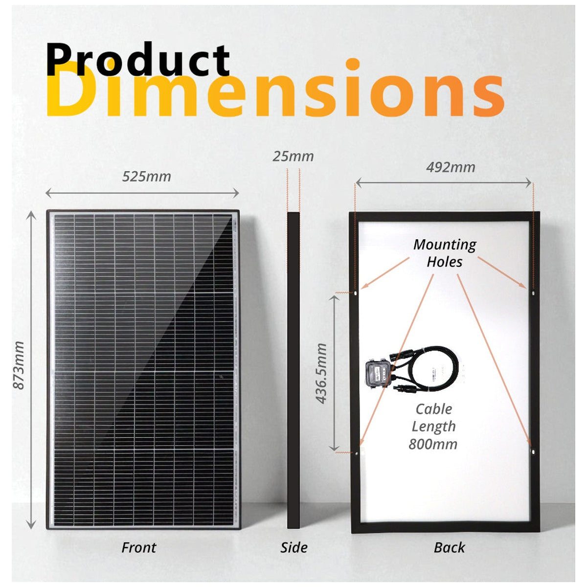 Exotronic - Fusion - 100W - Fixed Solar Panel