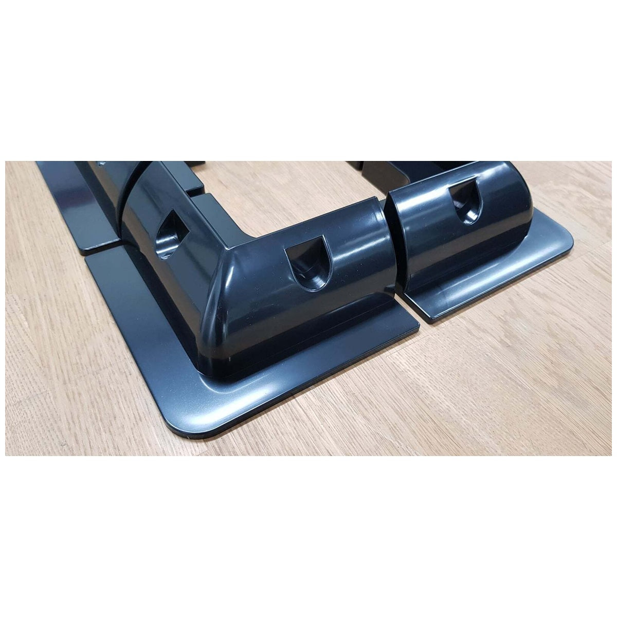 Exotronic - Black Solar Panel ABS Plastic Corner plus Mid Brackets
