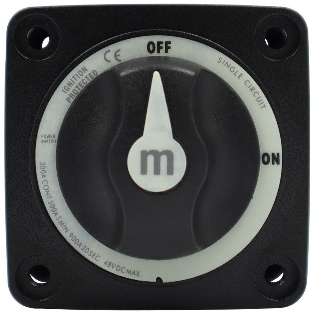Exotronic - 300A - Black On Off Battery Switch