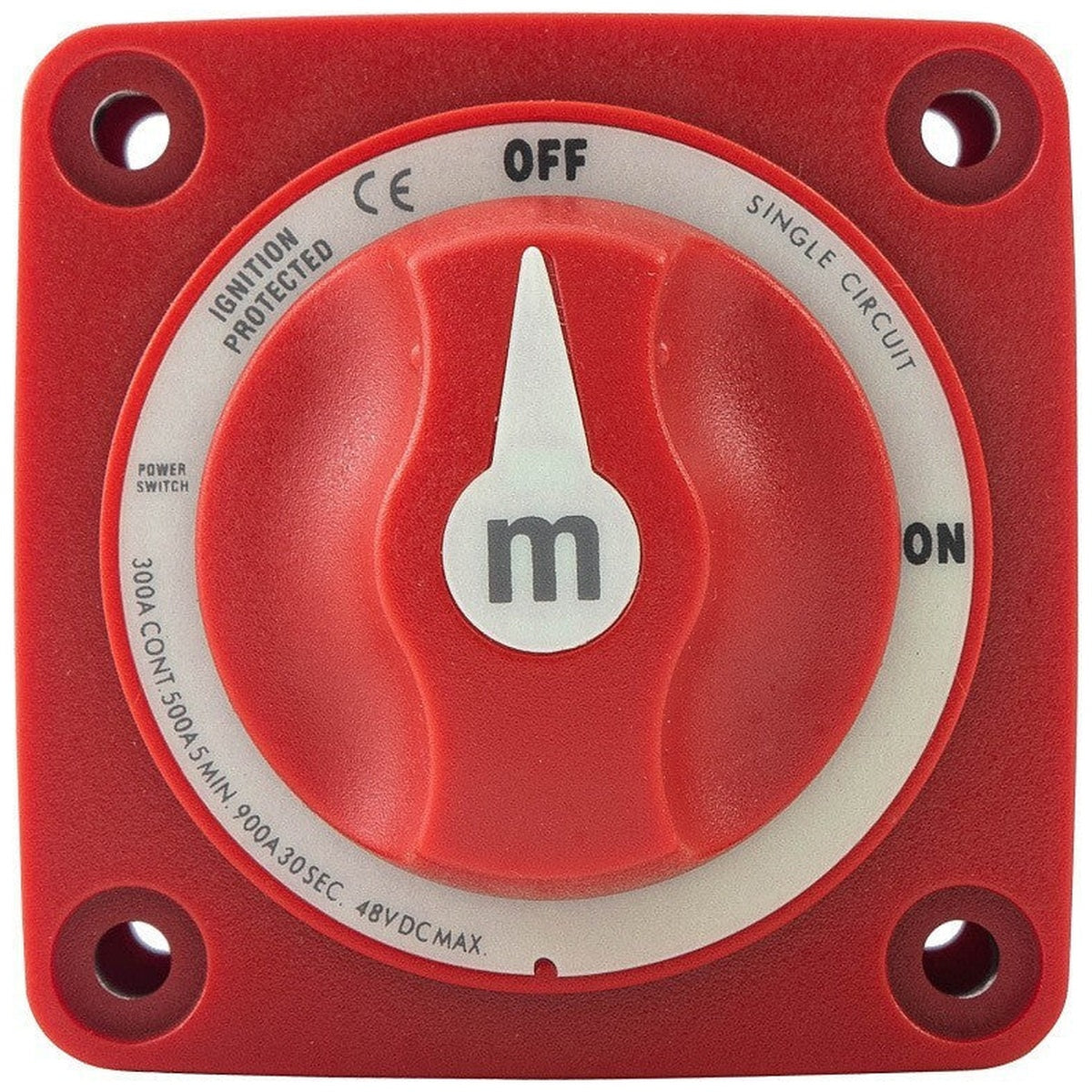 Exotronic - 300A - Red On Off Battery Switch