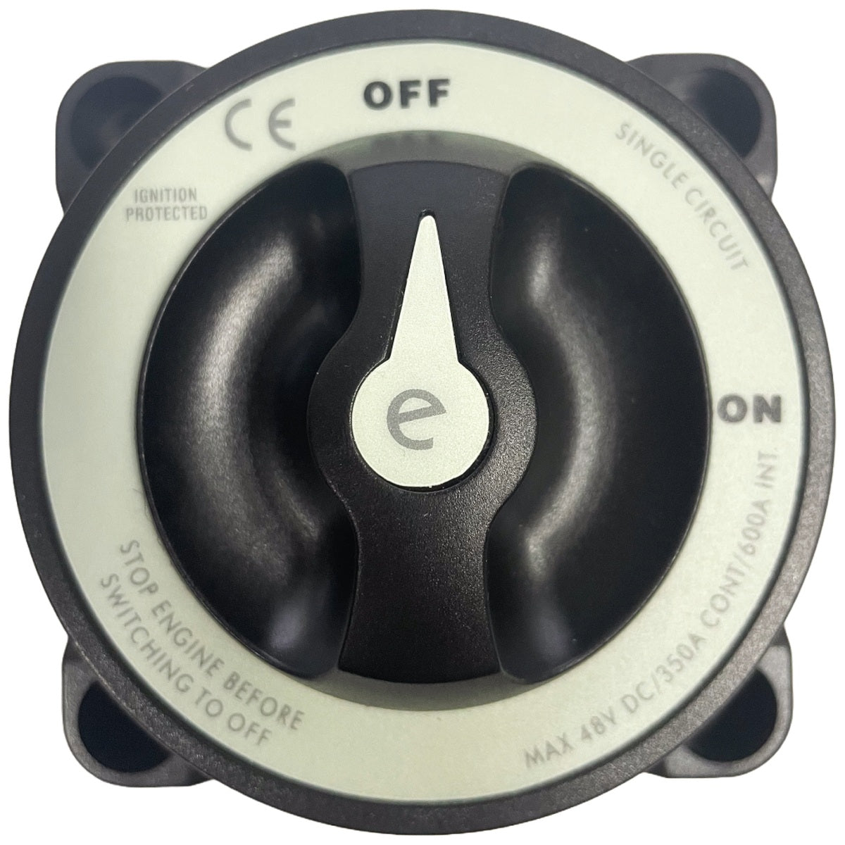 Exotronic - 350A - Black On Off Battery Switch