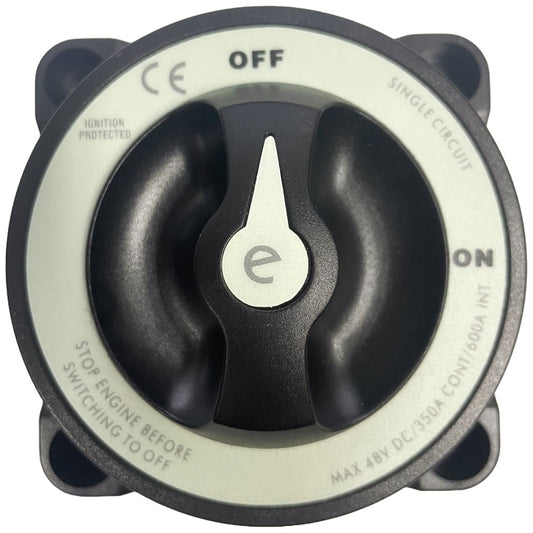 Exotronic - 350A - Black On Off Battery Switch