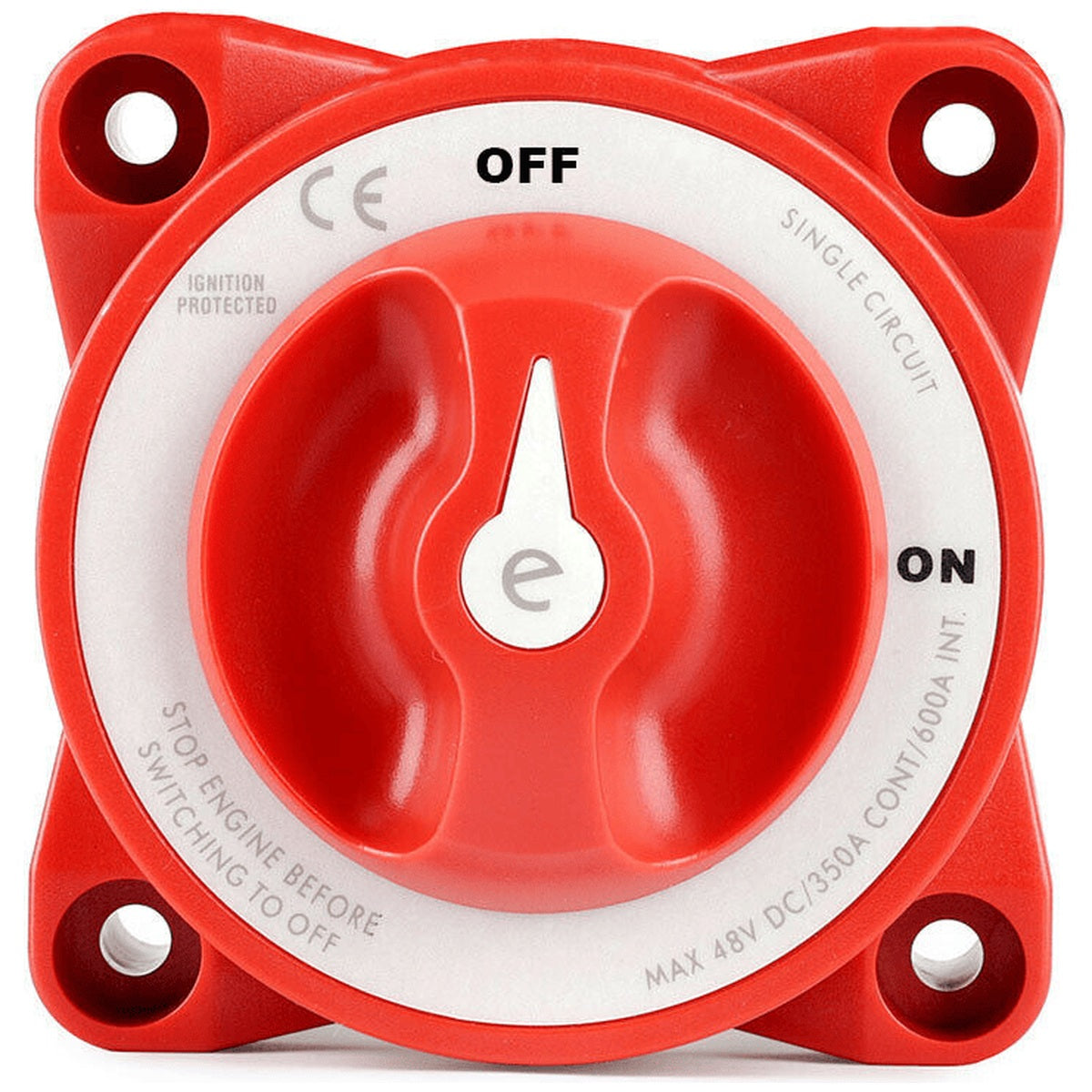 Exotronic - 350A - Red On Off Battery Switch