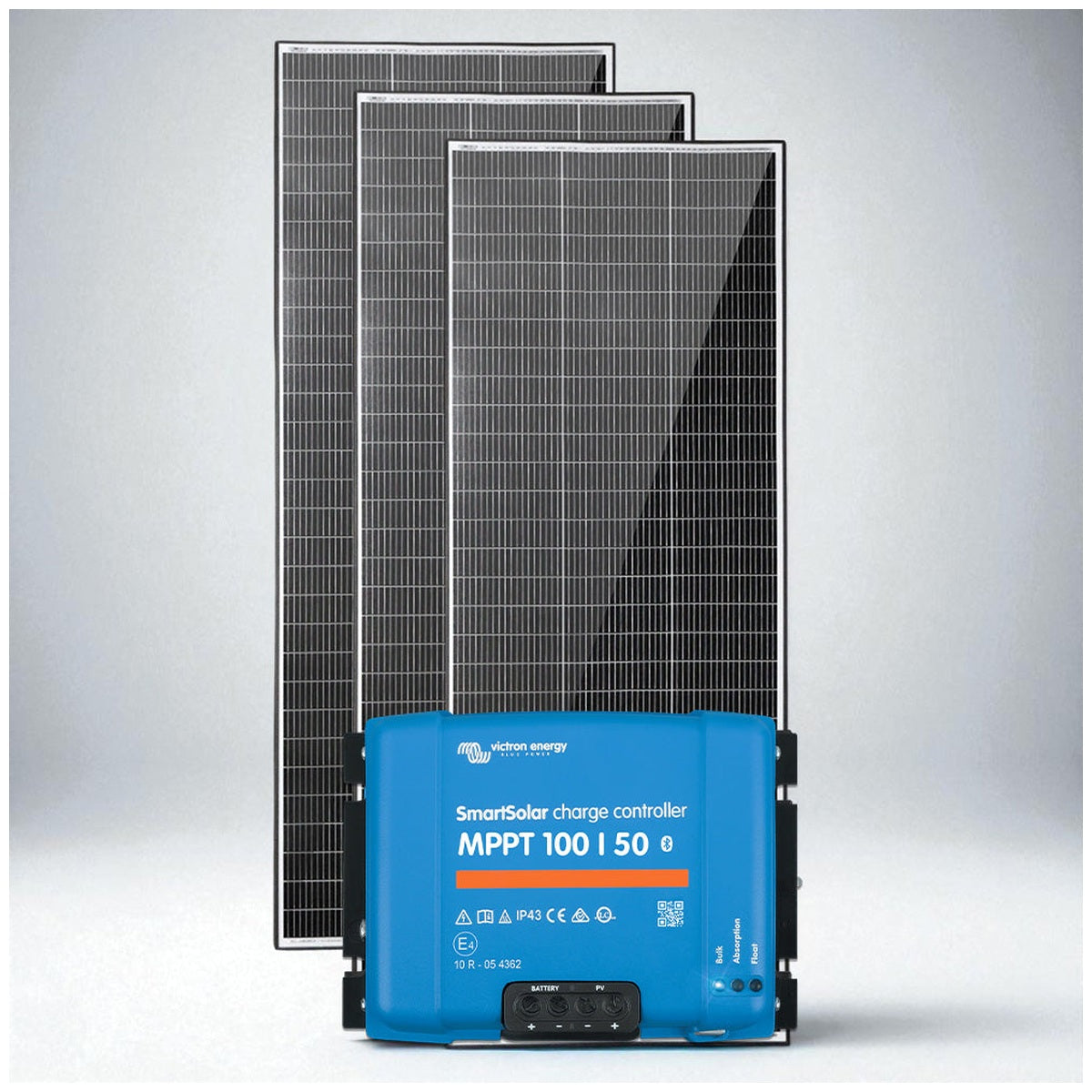 Exotronic/Victron - 3x350W Fixed Solar Panel + 100/50 SmartSolar MPPT Charge Controller - Bundle