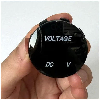 Exotronic - Waterproof Automotive Voltmeter with LED Digital Display