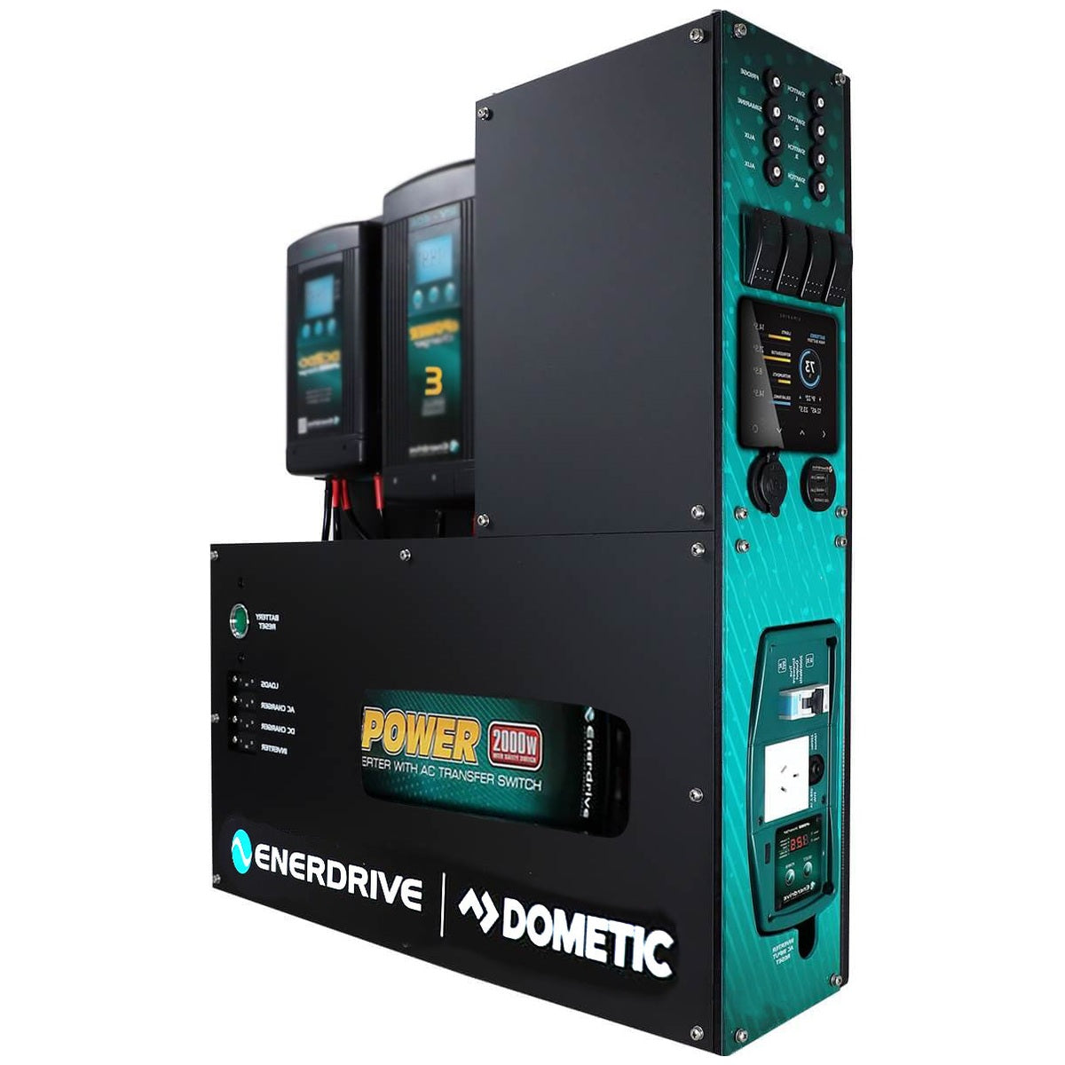 Enerdrive - Adventurer System Right w/ 40AC DC40 2000X Simarine SCQ50