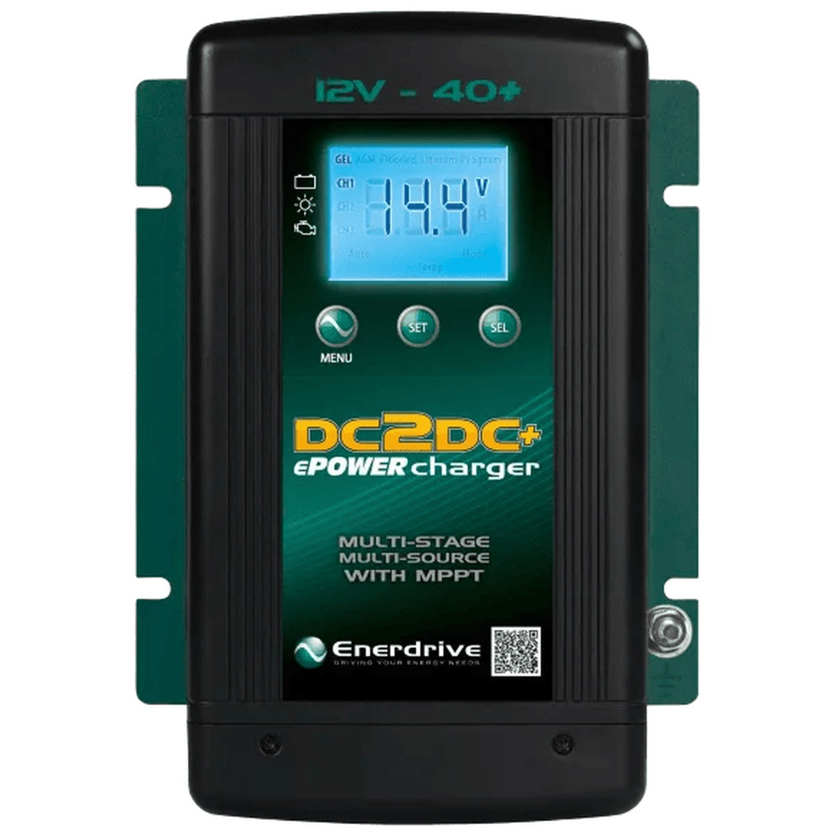 Enerdrive - Adventurer System Right w/ 40AC DC40 2000X Simarine SCQ50
