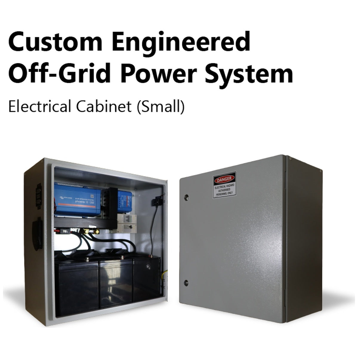 Exotronic - Custom Off-Grid Power System Electrical Cabinet