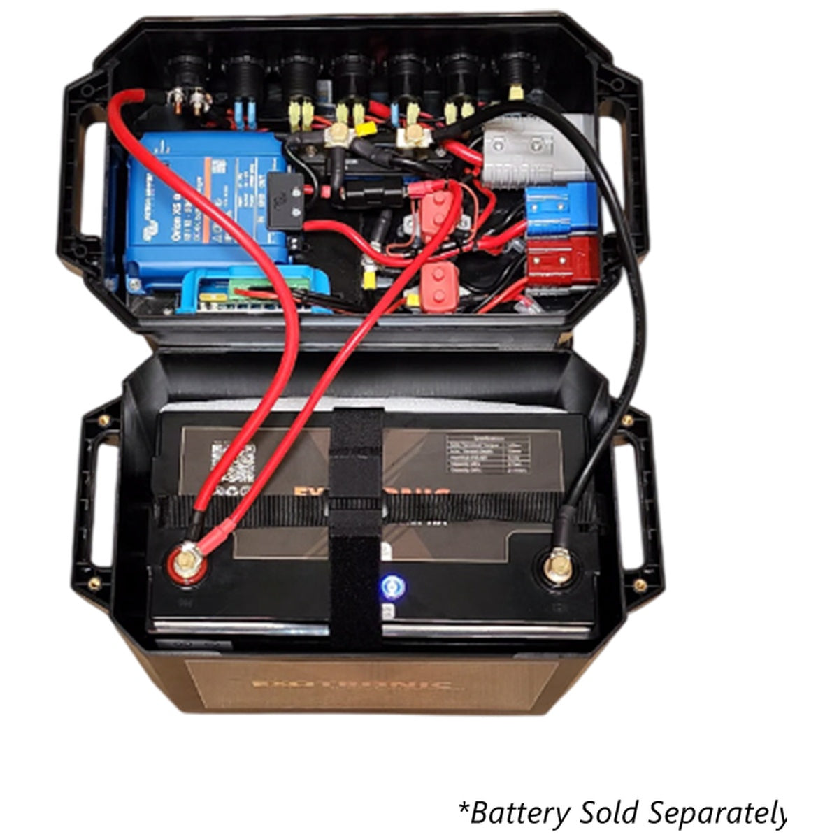Exotronic/Victron - 12V - SmartSolar + DC/DC + SmartShunt - Pre-Wired Battery Box - No Battery