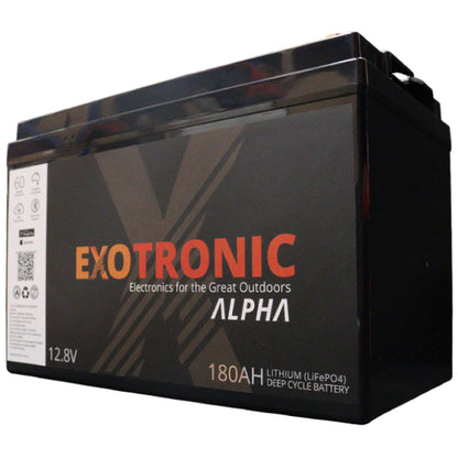 Exotronic/Victron - 12V - 180AH - Lithium Battery - SmartSolar + DC/DC + SmartShunt - Pre-Wired Battery Box