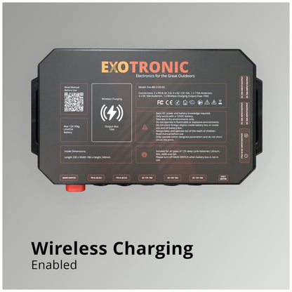 Exotronic/Victron - 12V - 180AH - Lithium Battery - SmartSolar + DC/DC + SmartShunt - Pre-Wired Battery Box