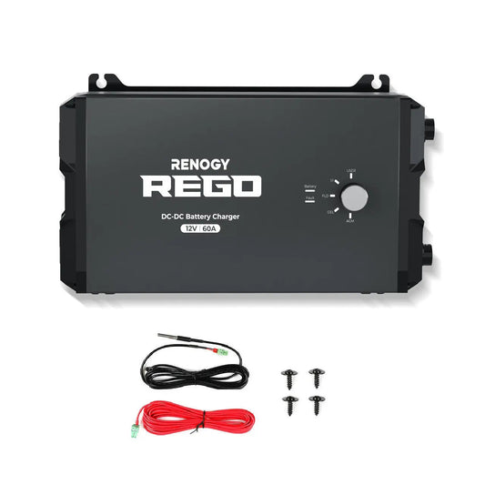 Renogy - 12V - 60A - Rego DC-DC Battery Charger with Bluetooth