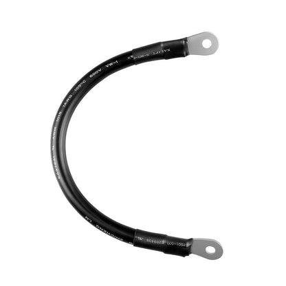 Renogy - 1AWG - 12in - Copper Battery Interconnect Cable for 5/16 in Lugs
