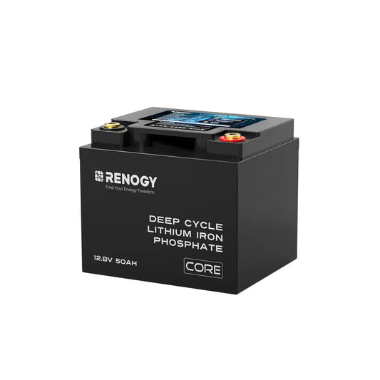 Renogy - 12V - 50AH - Core Deep Cycle Lithium Iron Phosphate Battery
