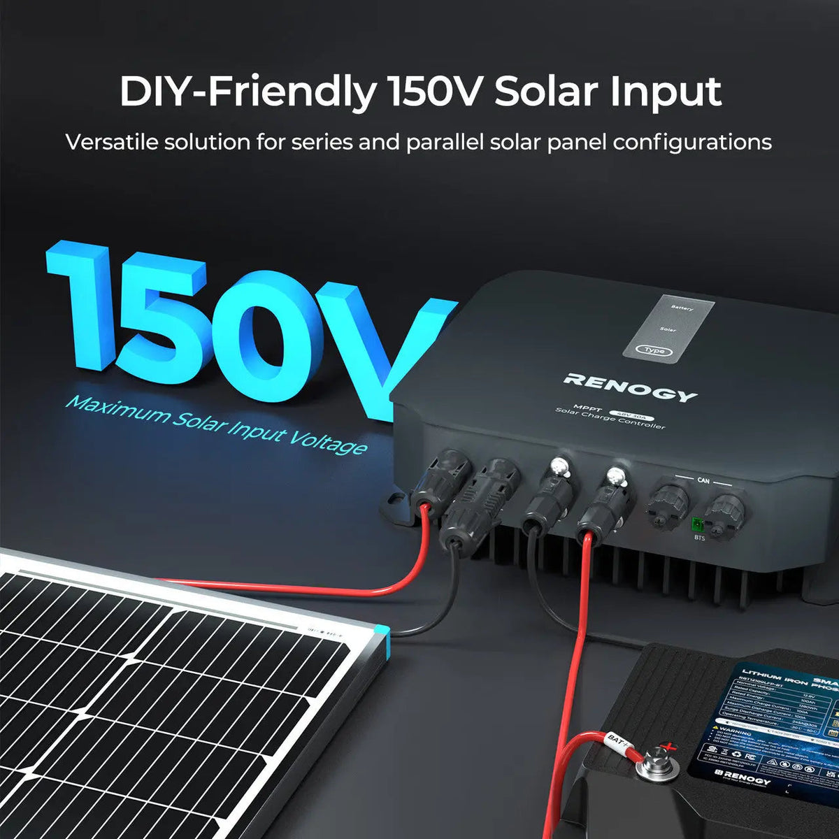 Renogy - 12/24/36/48V - 30A - Rego MPPT Solar Charge Controller