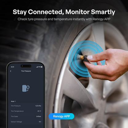Renogy - Bluetooth Tyre Pressure Monitoring Sensors (Pack of 4)