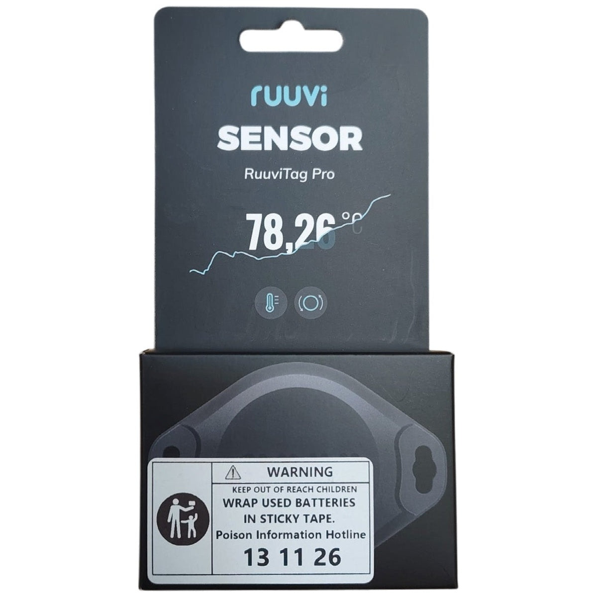 Ruuvi - Tag Pro Sensor (2in1) - Wireless Temperature and Motion Sensor