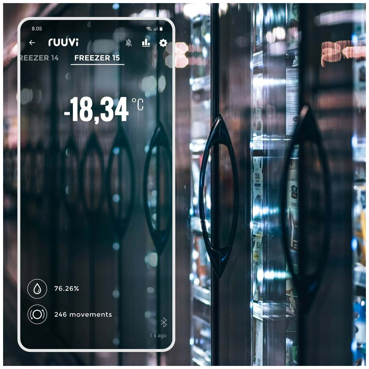 Ruuvi - Tag Pro Sensor (2in1) - Wireless Temperature and Motion Sensor