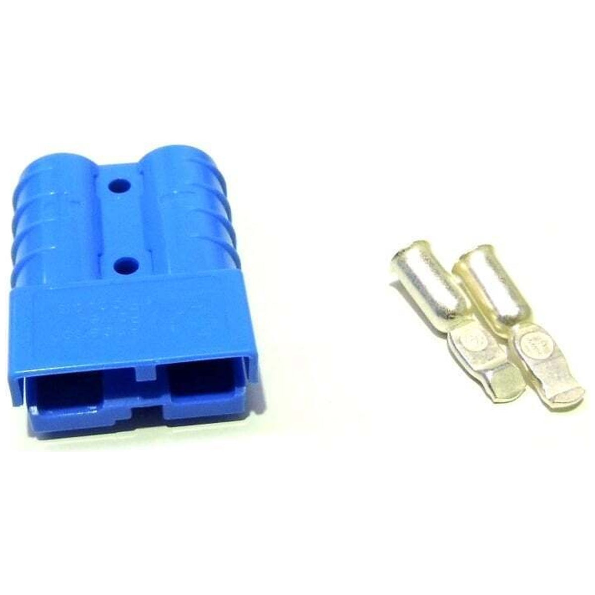 Anderson - 50A - Genuine Blue Plug Connector with 6AWG Contacts