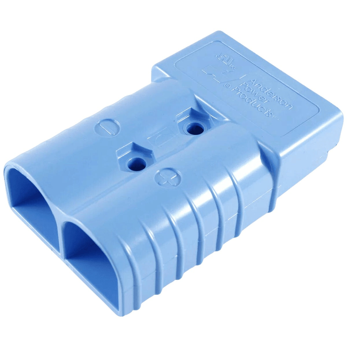 Anderson - 50A - Genuine Blue Plug Connector with 6AWG Contacts