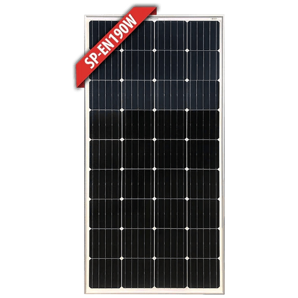 Enerdrive - 190W - Silver Frame Monocrystalline Fixed Solar Panel