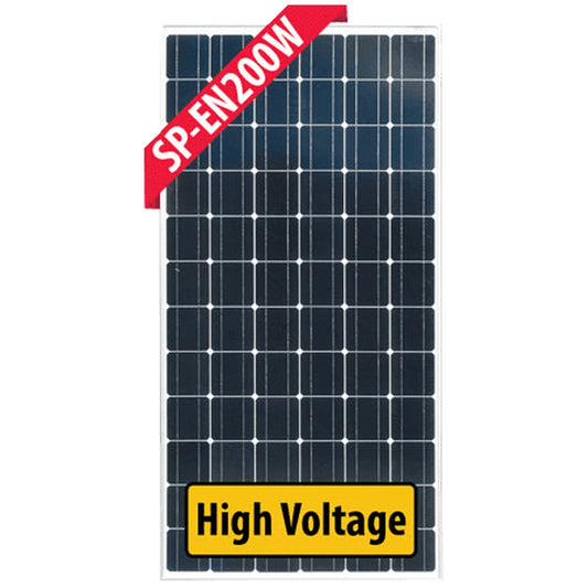 Enerdrive - 200W - Silver Frame Monocrystalline Fixed Solar Panel
