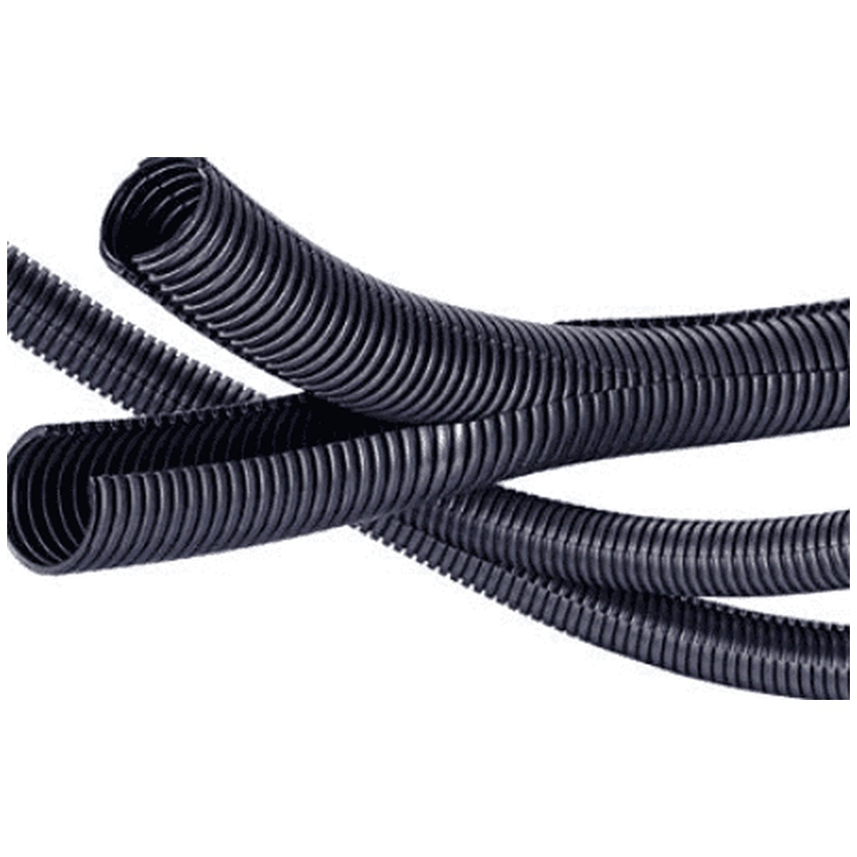 23mm ID - Split Tube Flexible Conduit Black - Per Metre