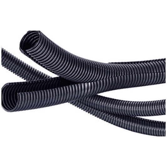 23mm ID - Split Tube Flexible Conduit Black - 50m