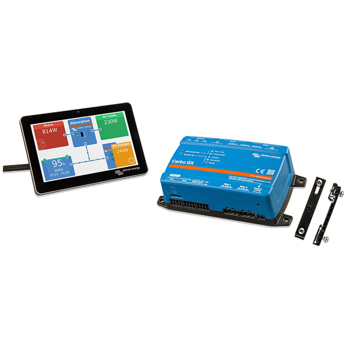 Victron Energy - Small DIN35 Adapters for Cerbo