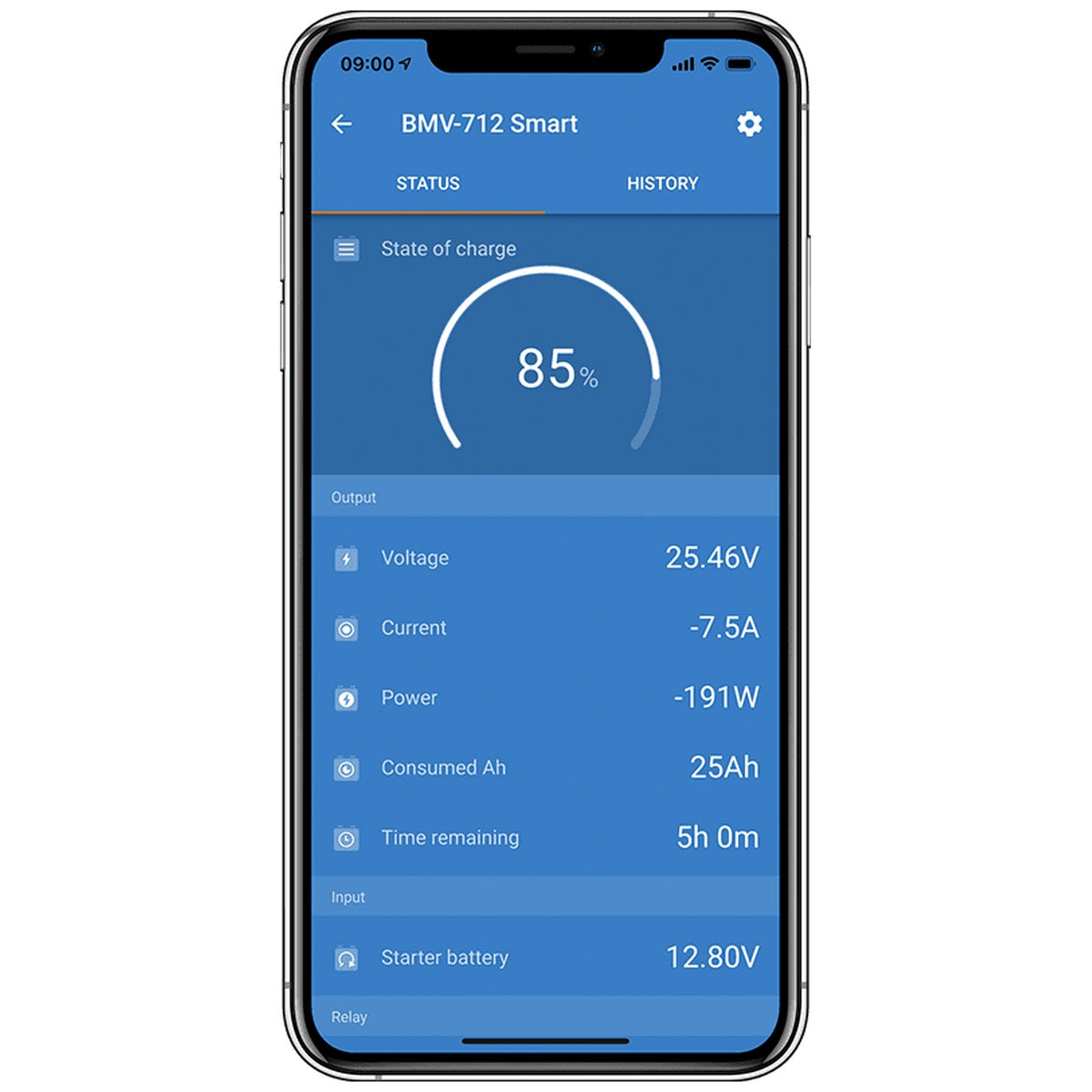 Victron Energy - Black Smart BMV-712 - Bluetooth Battery Monitor