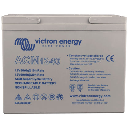 Victron Energy - 12V - 60AH - AGM Super Cycle Deep Cycle Battery