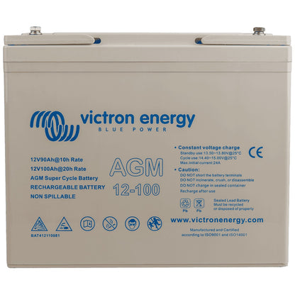 Victron Energy - 12V - 100AH - AGM Super Cycle - Deep Cycle Battery