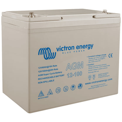 Victron Energy - 12V - 100AH - AGM Super Cycle - Deep Cycle Battery