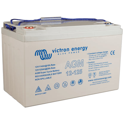 Victron Energy - 12V - 125AH - AGM Super Cycle Deep Cycle Battery