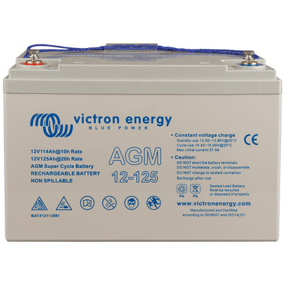 Victron Energy - 12V - 125AH - AGM Super Cycle Deep Cycle Battery