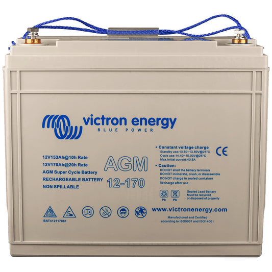 Victron Energy - 12V - 170AH - AGM Super Cycle Deep Cycle Battery