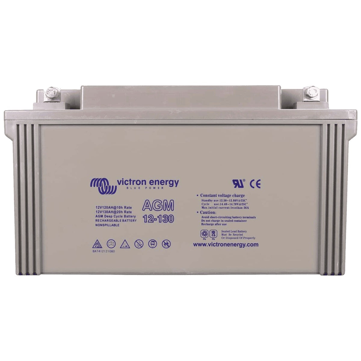 Victron Energy - 12V - 130AH - AGM Deep Cycle Battery