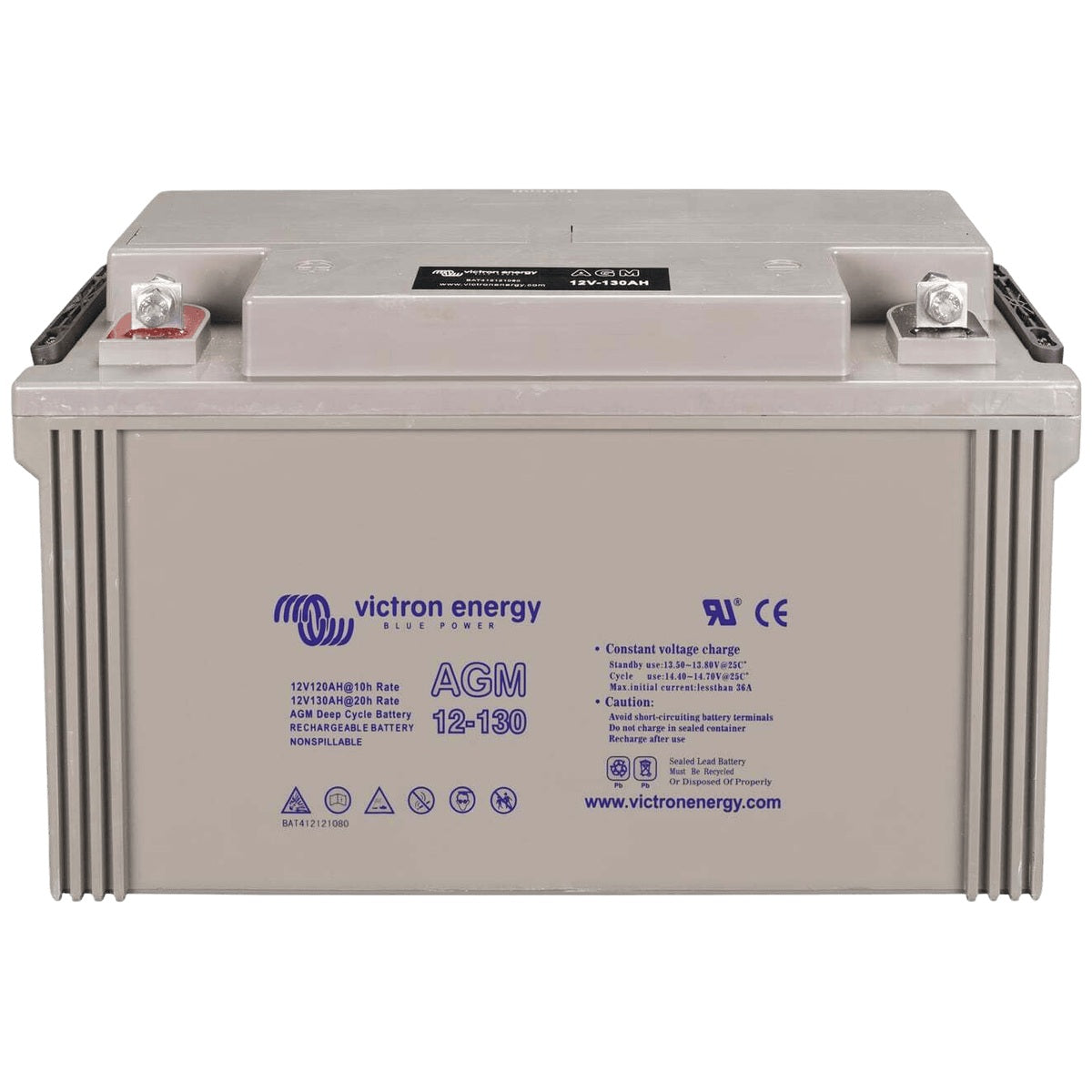 Victron Energy - 12V - 130AH - AGM Deep Cycle Battery