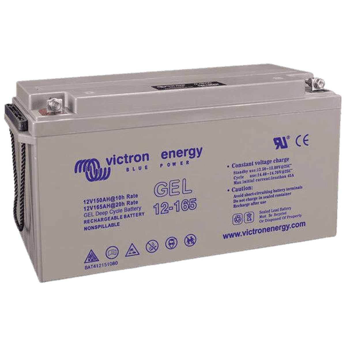 Victron Energy - 12V - 165AH - Gel Deep Cycle Battery