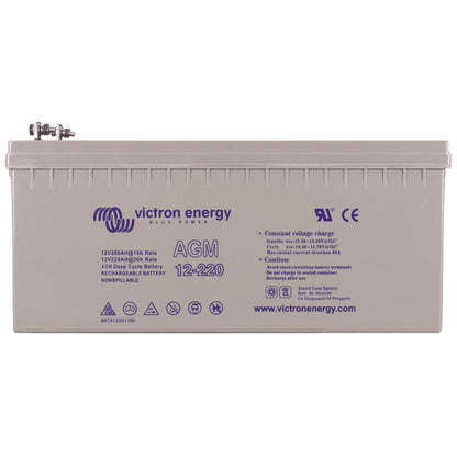 Victron Energy - 12V-220AH - AGM Deep Cycle Battery