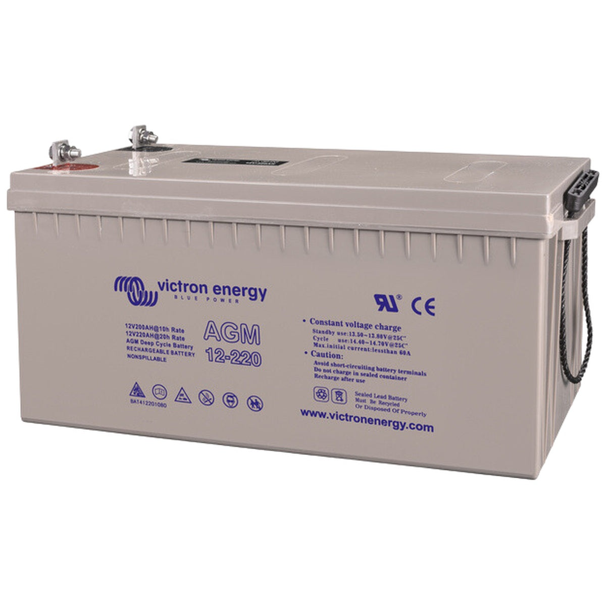 Victron Energy - 12V-220AH - AGM Deep Cycle Battery