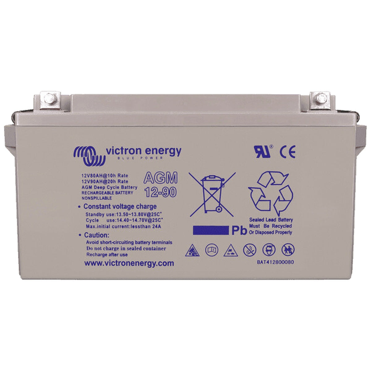 Victron Energy - 12V - 90AH - AGM Deep Cycle Battery