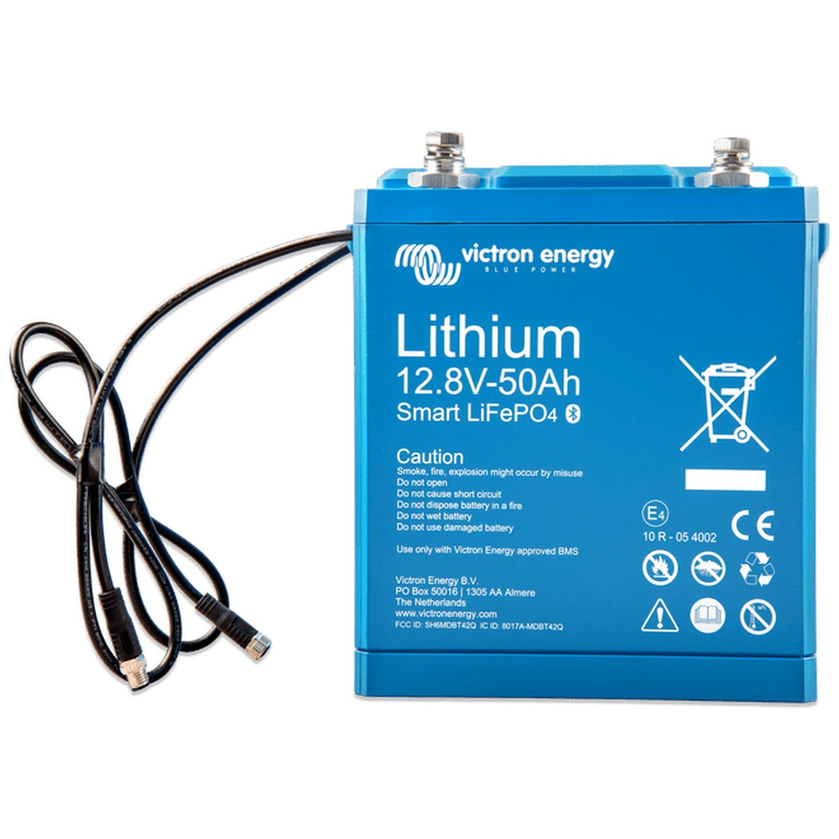 Victron Energy - 12V - 50AH - Smart LiFePO4 Lithium Battery