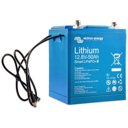 Victron Energy - 12V - 50AH - Smart LiFePO4 Lithium Battery