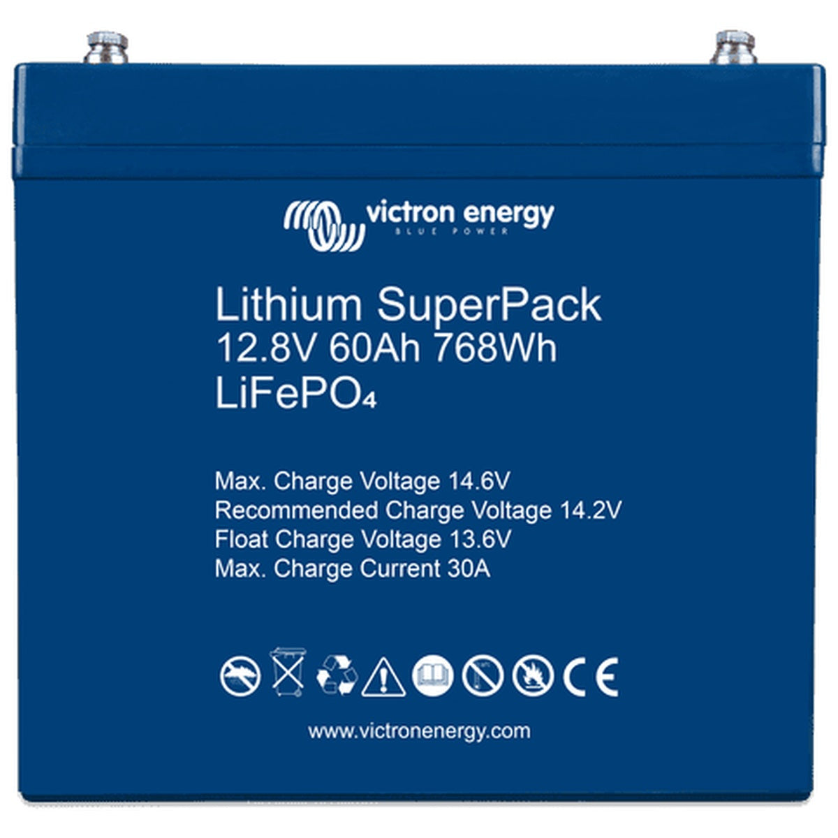 Victron Energy - 12V - 60AH - SuperPack Lithium Battery