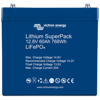 Victron Energy - 12V - 60AH - SuperPack Lithium Battery