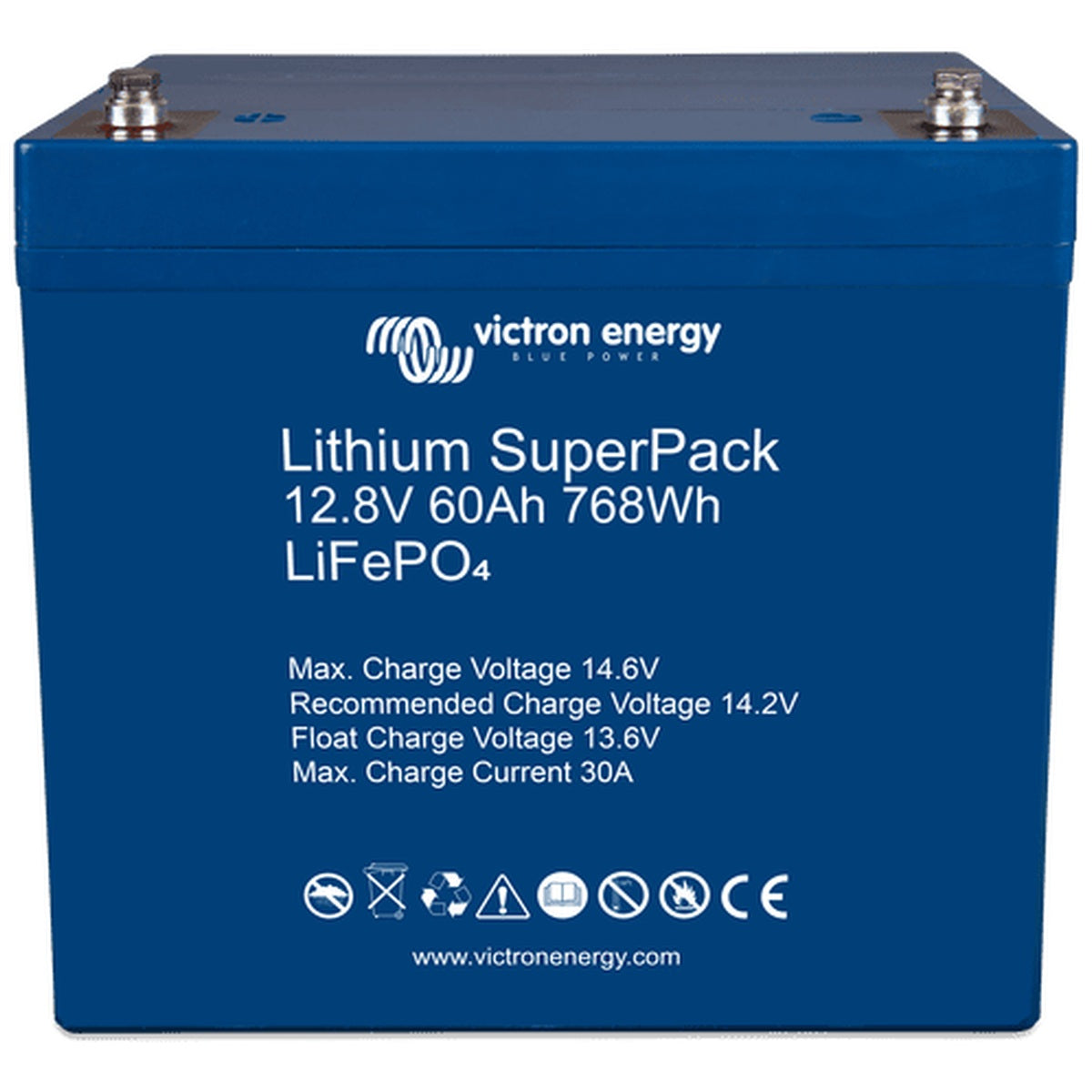 Victron Energy - 12V - 60AH - SuperPack Lithium Battery