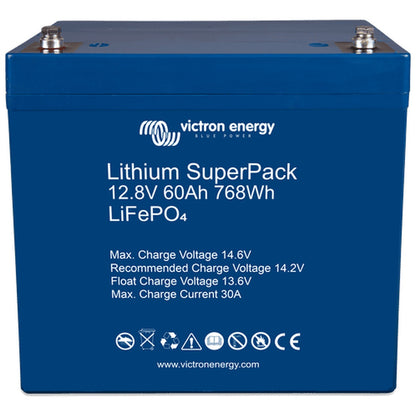 Victron Energy - 12V - 60AH - SuperPack Lithium Battery