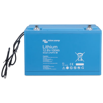 Victron Energy - 12V - 100AH - Smart LiFePO4 Lithium Battery